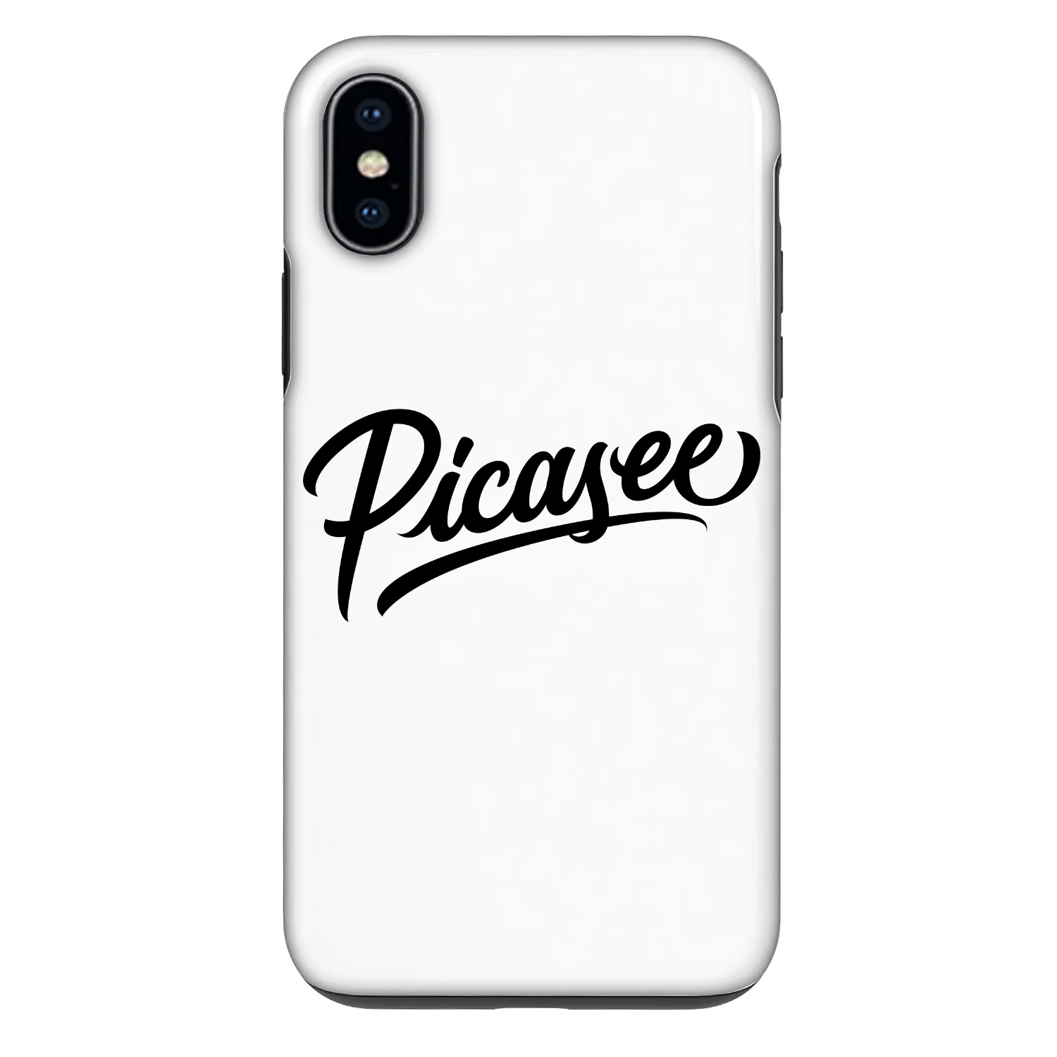 Picasee Fashion Case za Apple iPhone X/XS - Picasee - old logo - black