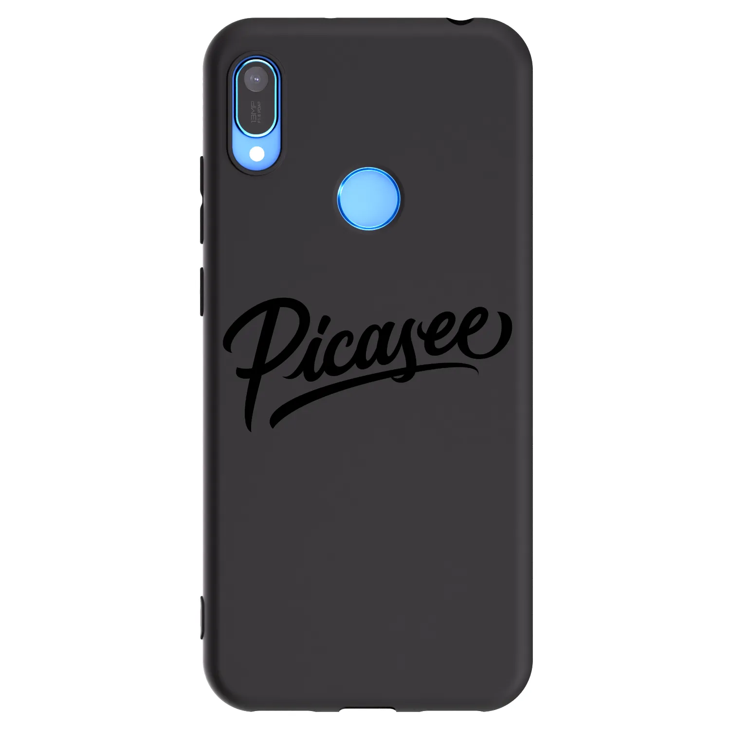 Picasee crna silikonska maskica za Huawei Y6 2019 - Picasee - old logo - black