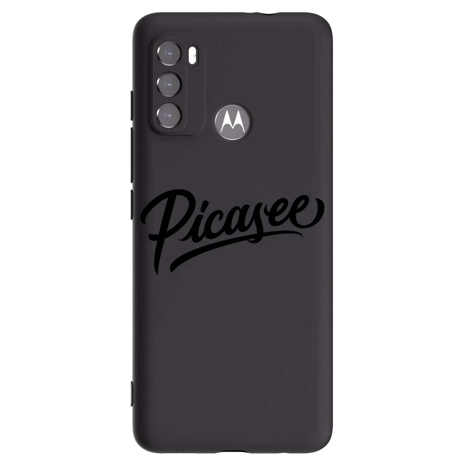 Picasee crna silikonska maskica za Motorola Edge 60 5G - Picasee - old logo - black