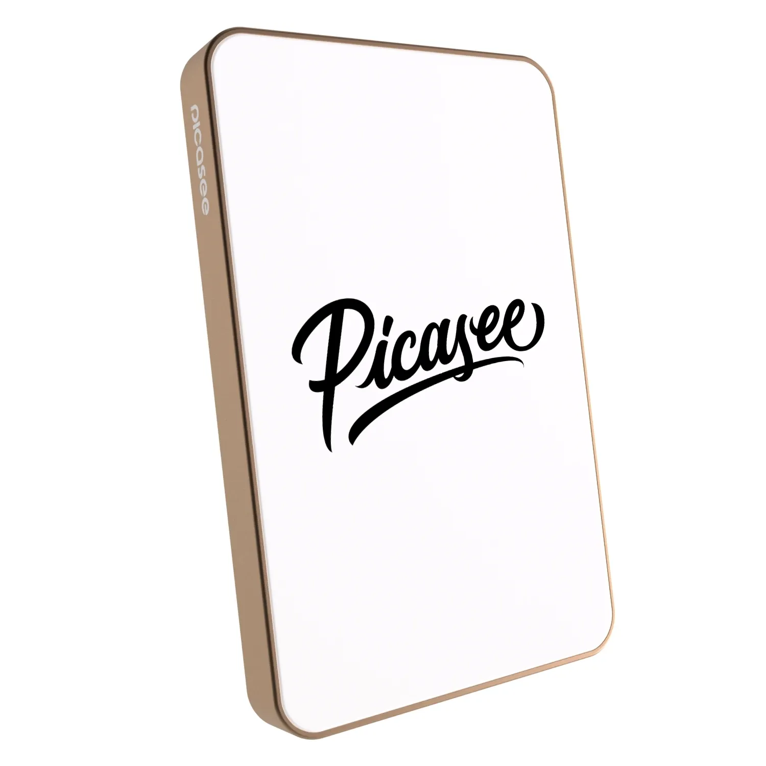 Picasee Prijenosni punjač s MagSafe 5 000 mAh Zlatni - Picasee - old logo - black