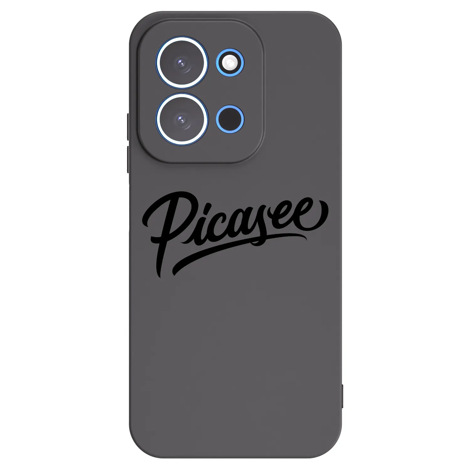 Picasee crna silikonska maskica za Xiaomi Redmi 15C 4G - Picasee - old logo - black