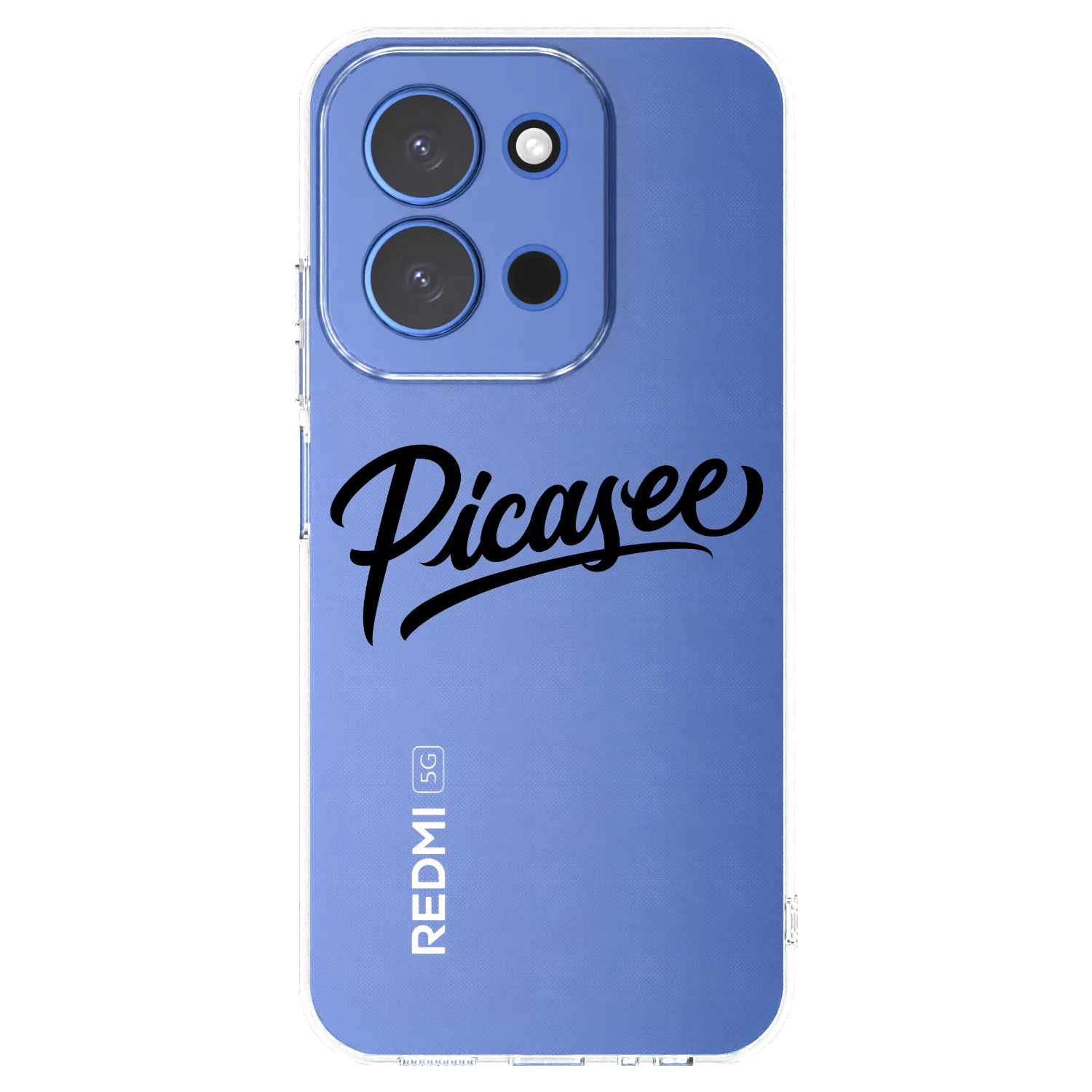 Picasee silikonska prozirna maskica za Xiaomi Redmi 15C 4G - Picasee - old logo - black