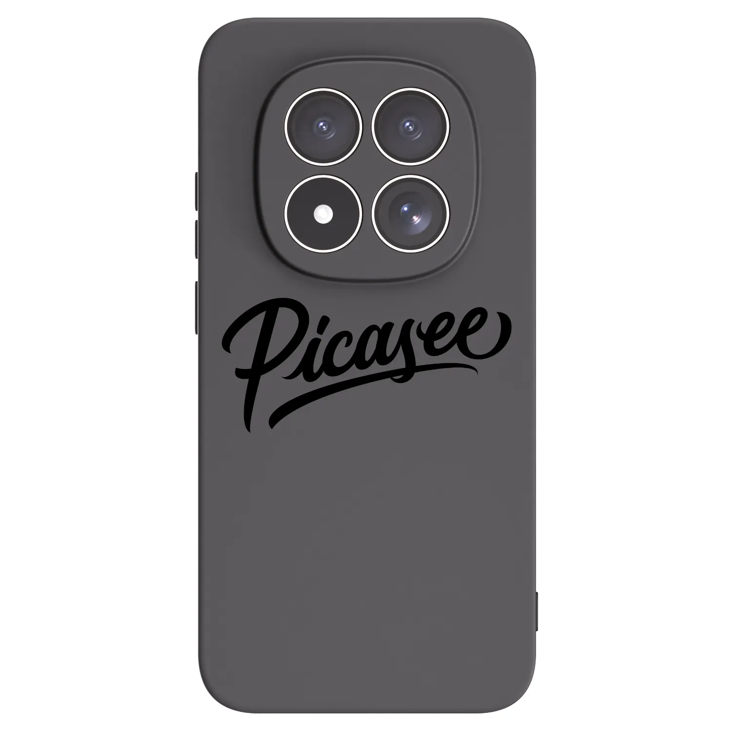 Picasee crna silikonska maskica za Xiaomi Redmi Note 15 Pro 4G - Picasee - old logo - black