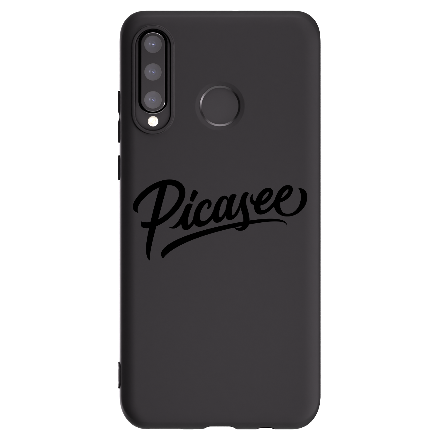 Picasee crna silikonska maskica za Huawei P30 Lite - Picasee - old logo - black