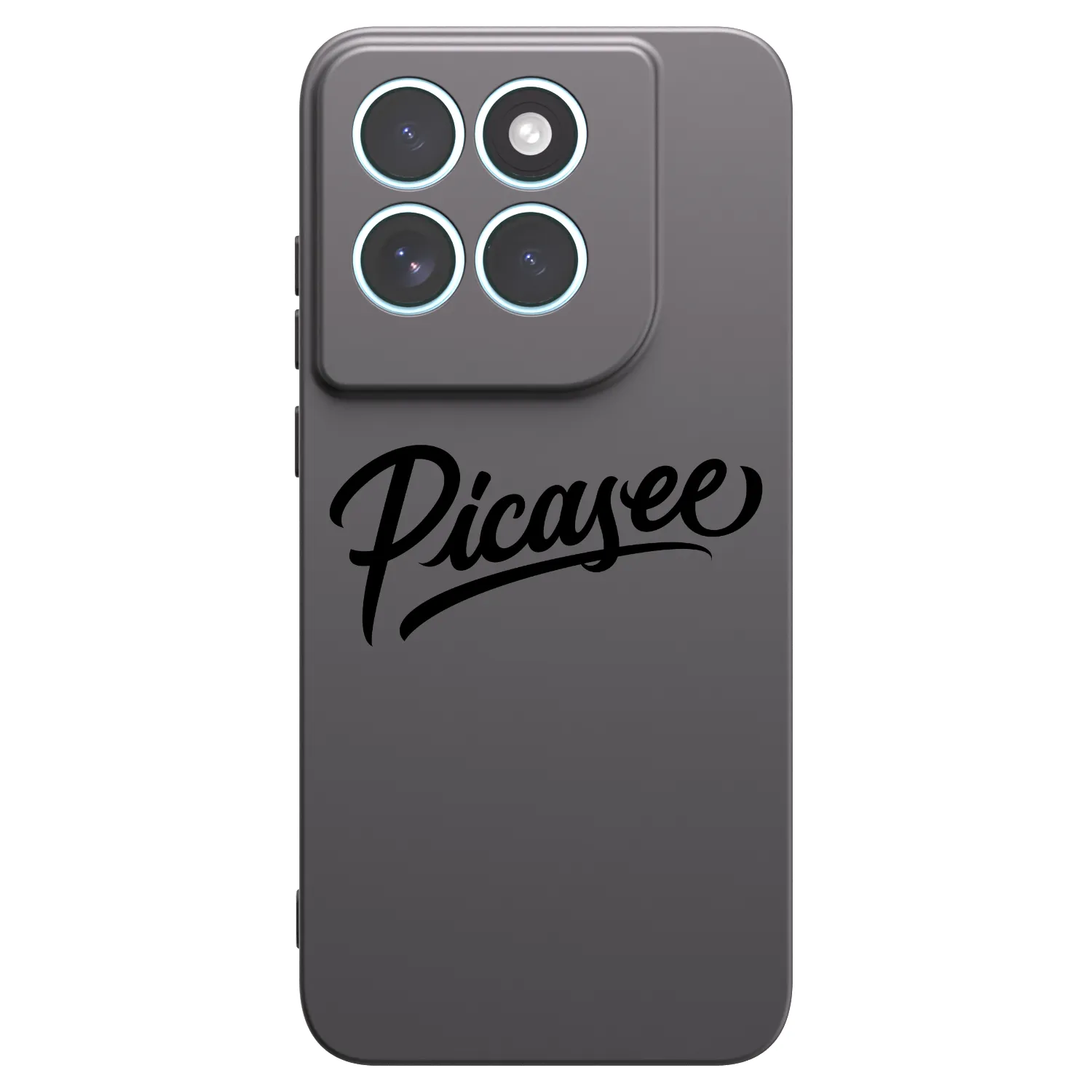 Picasee crna silikonska maskica za Motorola Edge 70 Fusion - Picasee - old logo - black