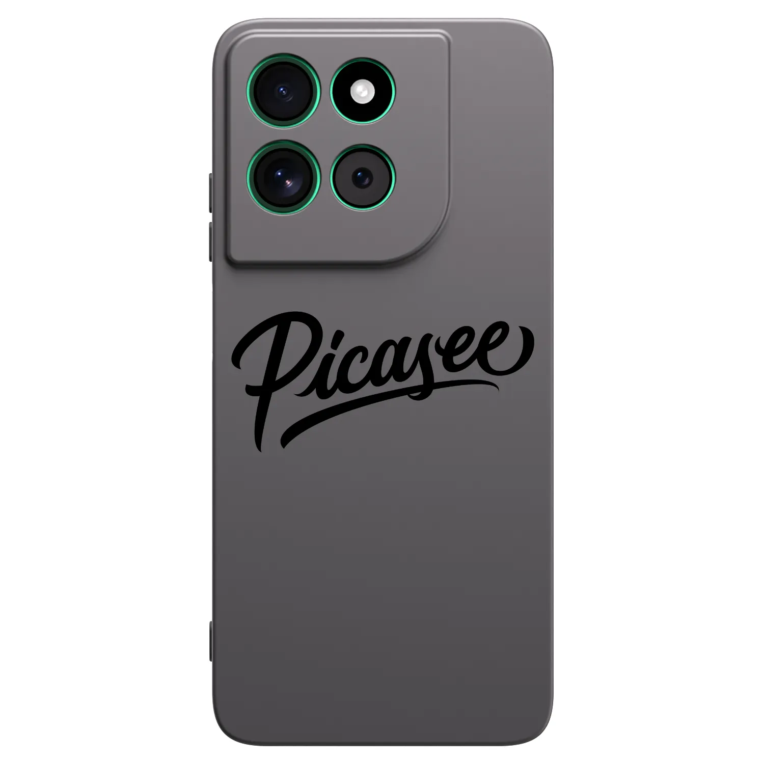 Picasee crna silikonska maskica za Motorola Moto G57 Power - Picasee - old logo - black