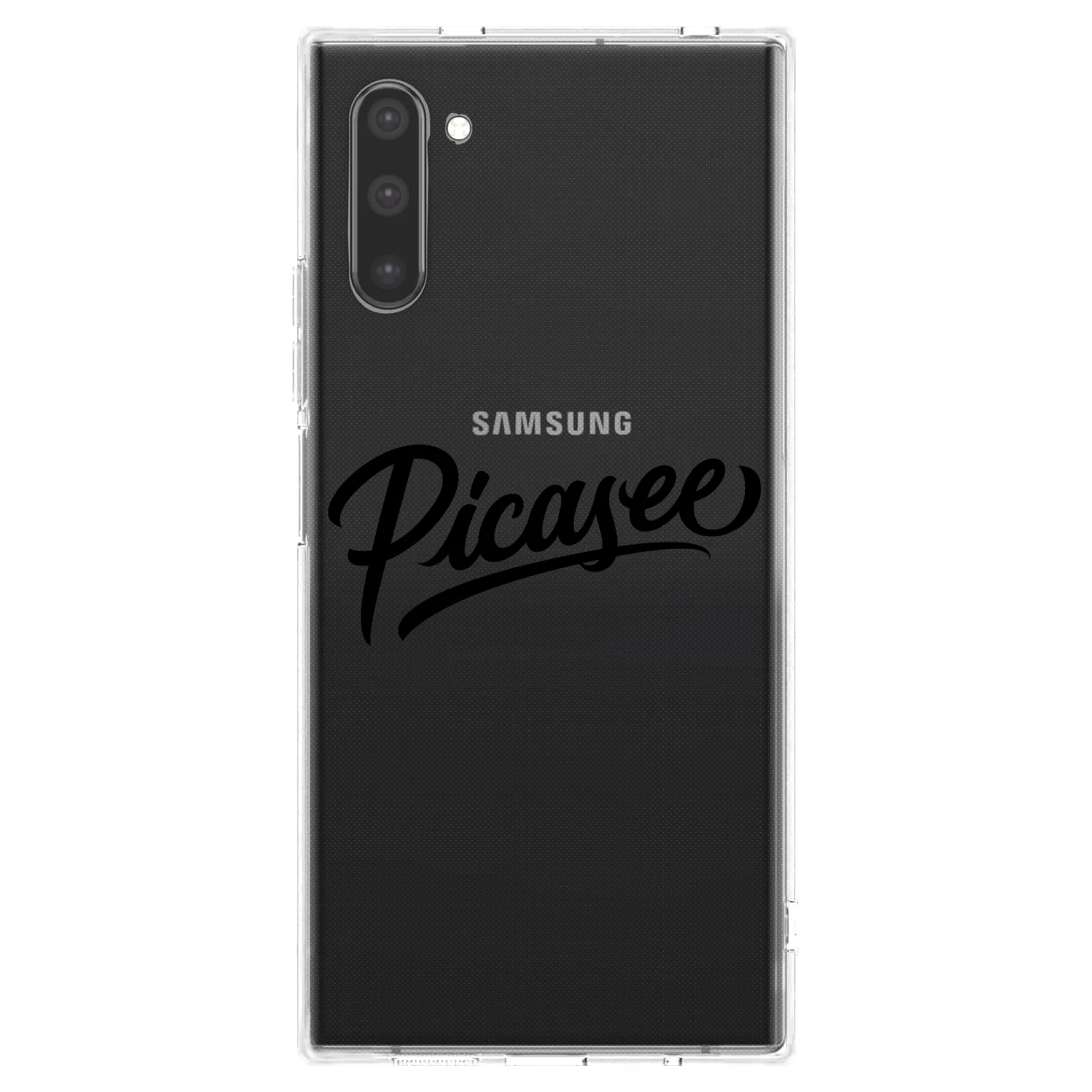 Picasee silikonska prozirna maskica za Samsung Galaxy Note 10 N970F - Picasee - old logo - black