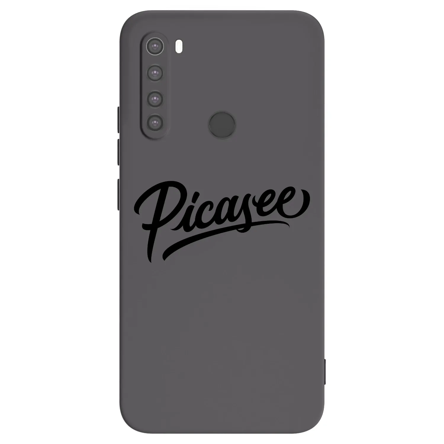 Picasee crna silikonska maskica za Xiaomi Redmi Note 8 - Picasee - old logo - black