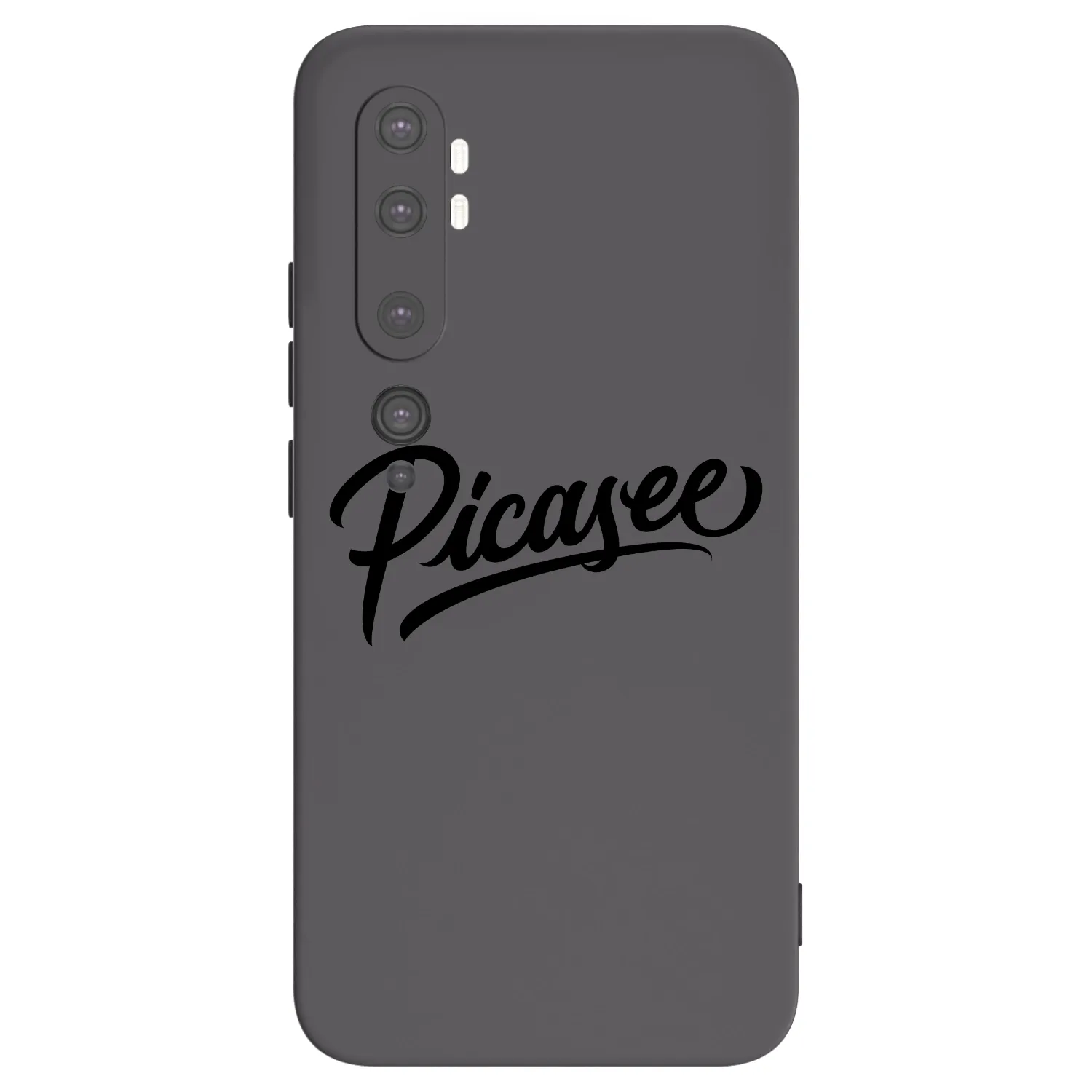 Picasee crna silikonska maskica za Xiaomi Mi Note 10 (Pro) - Picasee - old logo - black