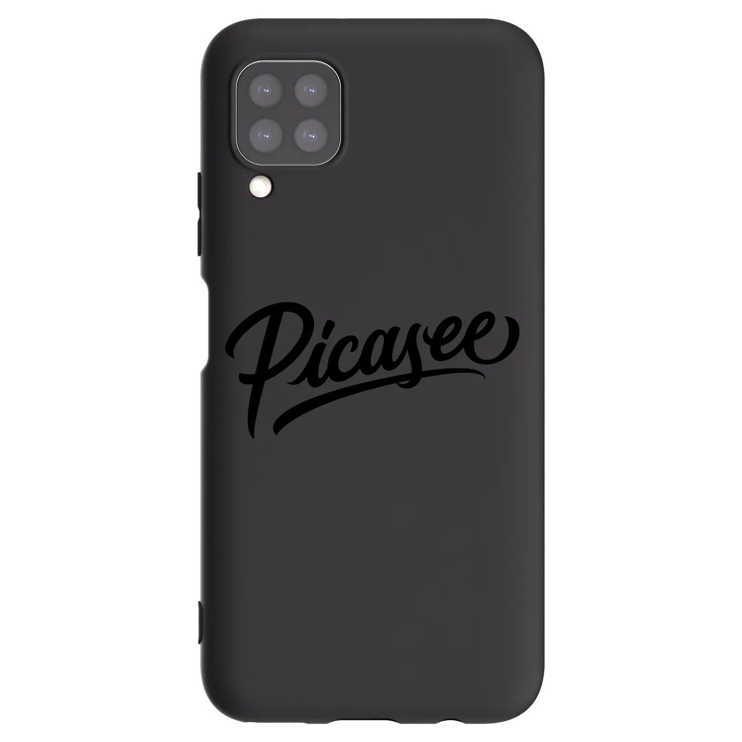 Picasee crna silikonska maskica za Huawei P40 Lite - Picasee - old logo - black