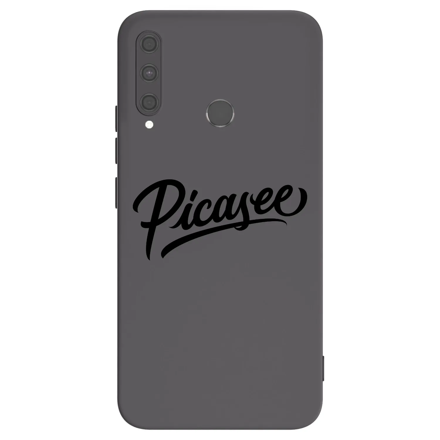 Picasee crna silikonska maskica za Huawei P40 Lite E - Picasee - old logo - black