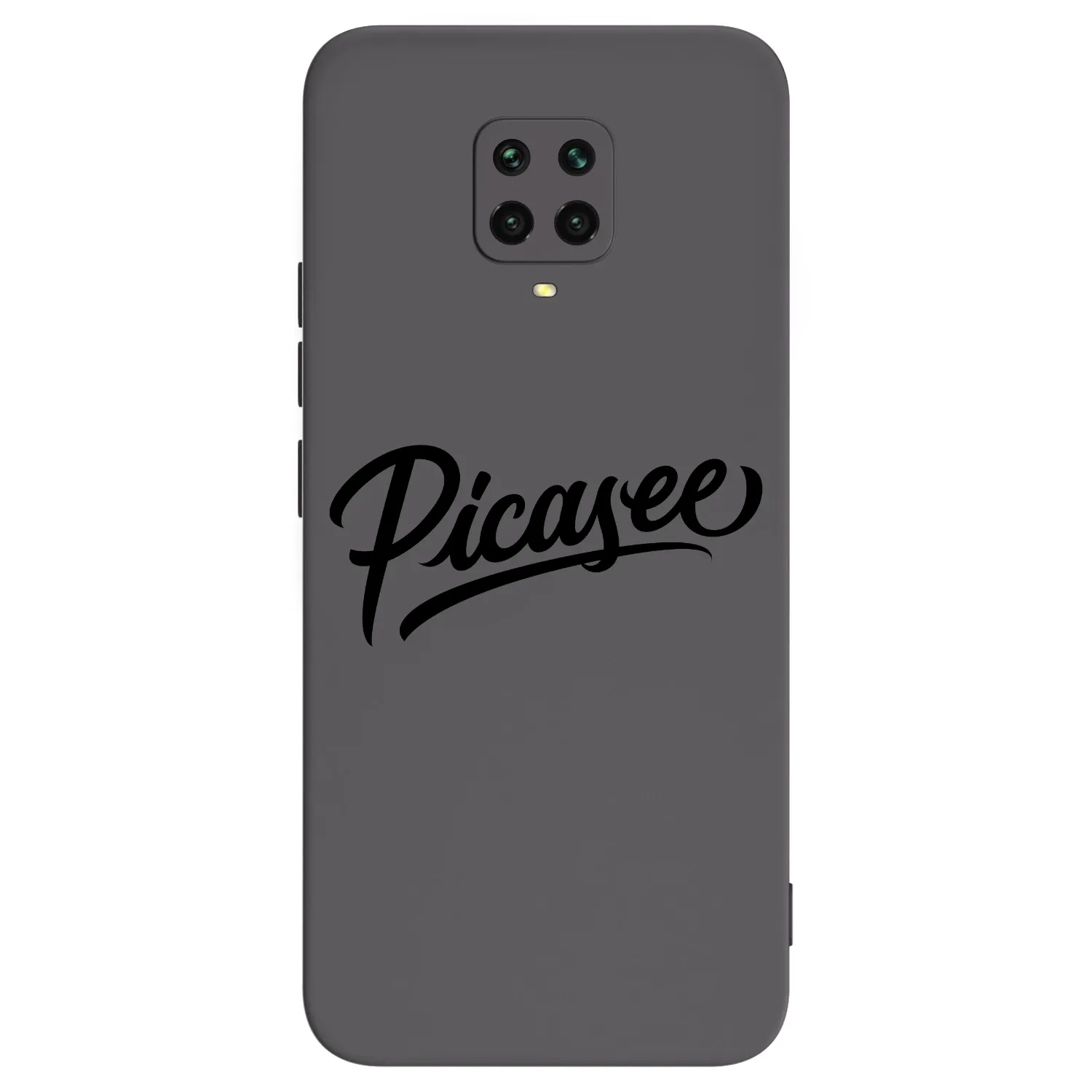 Picasee crna silikonska maskica za Xiaomi Redmi Note 9 Pro - Picasee - old logo - black