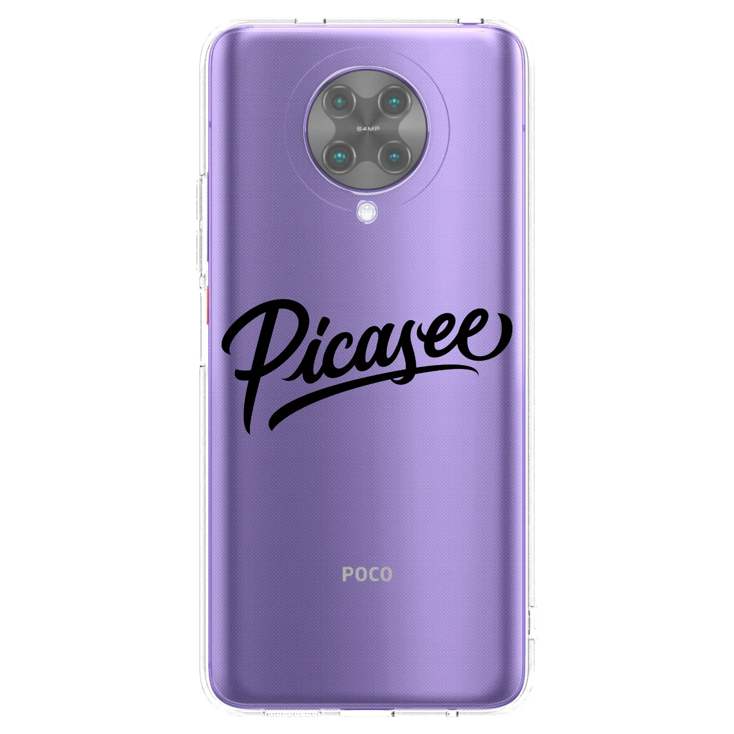 Picasee silikonska prozirna maskica za Xiaomi Poco F2 Pro - Picasee - old logo - black
