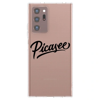 Picasee silikonska prozirna maskica za Samsung Galaxy Note 20 Ultra - Picasee - old logo - black