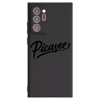 Picasee crna silikonska maskica za Samsung Galaxy Note 20 Ultra - Picasee - old logo - black