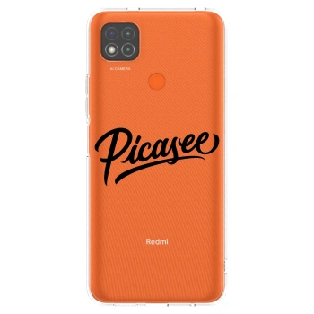 Picasee silikonska prozirna maskica za Xiaomi Redmi 9C - Picasee - old logo - black