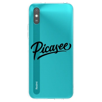 Picasee crna silikonska maskica za Xiaomi Redmi 9A - Picasee - old logo - black