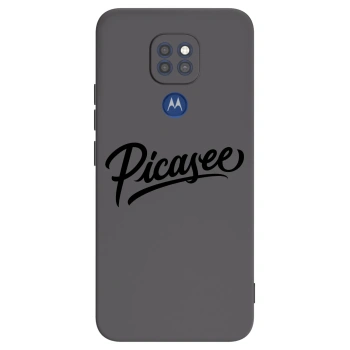 Maskica za Motorola Moto G9 Play - Picasee - old logo - black