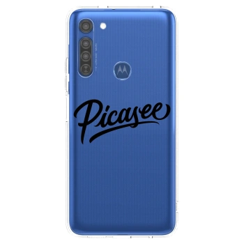 Maskica za Motorola Moto G8 - Picasee - old logo - black