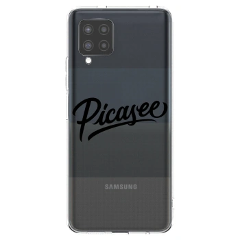 Picasee silikonska prozirna maskica za Samsung Galaxy A42 A426B - Picasee - old logo - black
