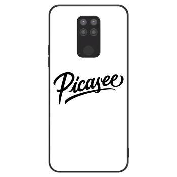 Maskica za Xiaomi Redmi Note 9 - Picasee - old logo - black