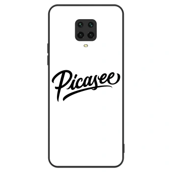 Maskica za Xiaomi Redmi Note 9 Pro - Picasee - old logo - black
