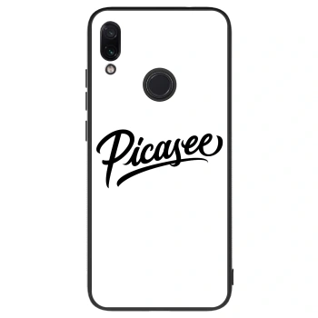 Maskica za Xiaomi Redmi Note 7 - Picasee - old logo - black