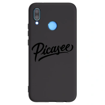 Picasee crna silikonska maskica za Huawei P20 Lite - Picasee - old logo - black
