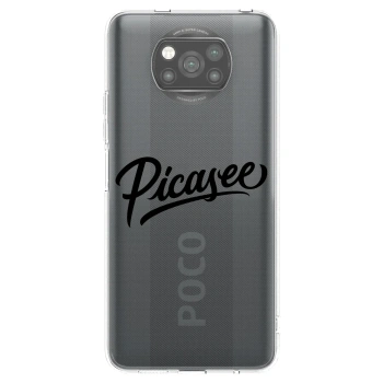 Picasee crna silikonska maskica za Xiaomi Poco X3 Pro - Picasee - old logo - black