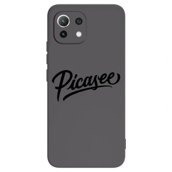 Picasee crna silikonska maskica za Xiaomi Mi 11 Lite - Picasee - old logo - black