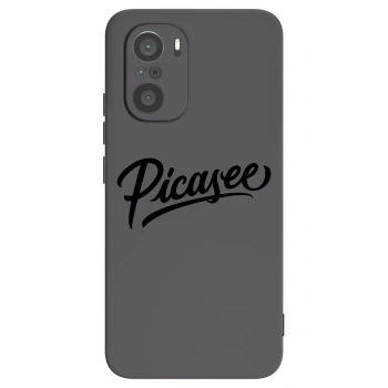 Picasee crna silikonska maskica za Xiaomi Poco F3 - Picasee - old logo - black