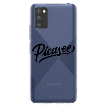 Picasee silikonska prozirna maskica za Samsung Galaxy A02s A025G - Picasee - old logo - black