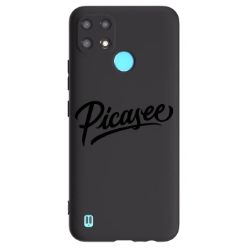 Maskica za Realme C21 - Picasee - old logo - black
