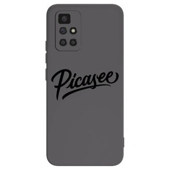 Picasee crna silikonska maskica za Xiaomi Redmi 10 - Picasee - old logo - black