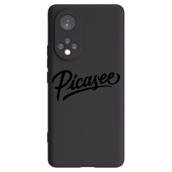 Picasee crna silikonska maskica za Honor 50 5G - Picasee - old logo - black