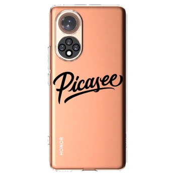 Picasee silikonska prozirna maskica za Honor 50 5G - Picasee - old logo - black