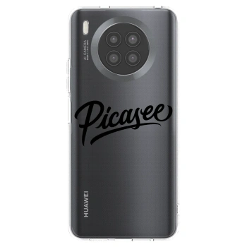 Picasee silikonska prozirna maskica za Huawei Nova 8i - Picasee - old logo - black