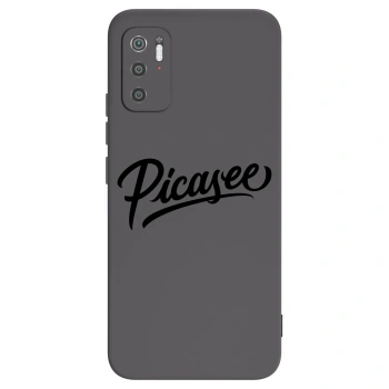 Picasee crna silikonska maskica za Xiaomi Poco M3 Pro 5G - Picasee - old logo - black