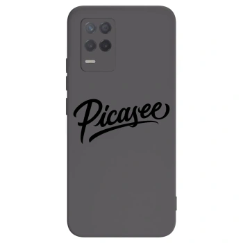 Picasee crna silikonska maskica za Realme 8 5G - Picasee - old logo - black