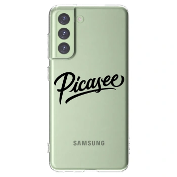 Picasee silikonska prozirna maskica za Samsung Galaxy S21 FE 5G - Picasee - old logo - black