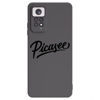 Picasee crna silikonska maskica za Xiaomi Redmi Note 11 - Picasee - old logo - black