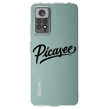 Picasee silikonska prozirna maskica za Xiaomi Redmi Note 11S 4G - Picasee - old logo - black