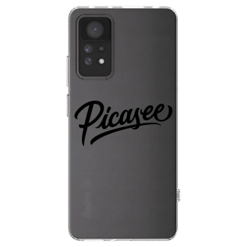 Picasee silikonska prozirna maskica za Xiaomi Redmi Note 11 Pro - Picasee - old logo - black