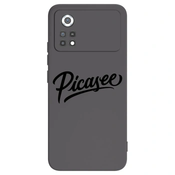 Picasee crna silikonska maskica za Xiaomi Poco X4 Pro 5G - Picasee - old logo - black