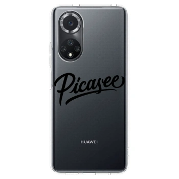 Picasee silikonska prozirna maskica za Huawei Nova 9 SE - Picasee - old logo - black
