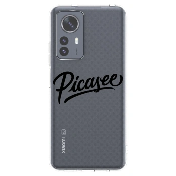 Picasee silikonska prozirna maskica za Xiaomi 12 Pro - Picasee - old logo - black