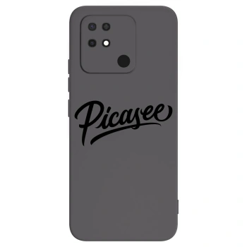 Picasee crna silikonska maskica za Xiaomi Redmi 10C - Picasee - old logo - black