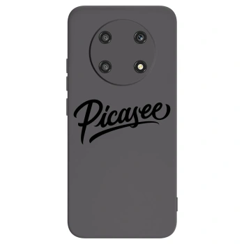 Picasee crna silikonska maskica za Honor Magic4 Lite 5G - Picasee - old logo - black