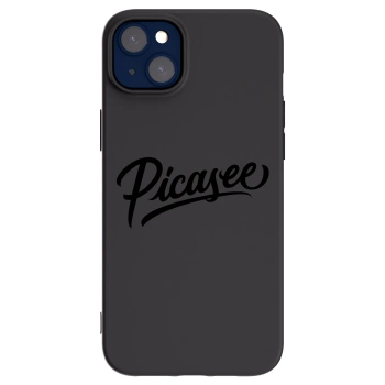 Picasee crna silikonska maskica za Apple iPhone 14 Plus - Picasee - old logo - black