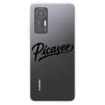 Picasee silikonska prozirna maskica za Xiaomi 12 Lite - Picasee - old logo - black